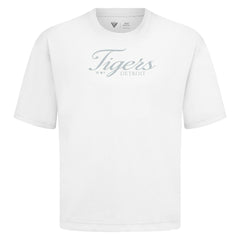 MLB Detroit Tigers Levelwear Ethereal Oversized Luxe Signature Knit T-Shirt