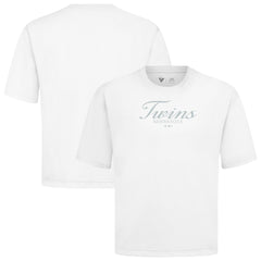 MLB Minnesota Twins Levelwear Ethereal Oversized Luxe Signature Knit T-Shirt