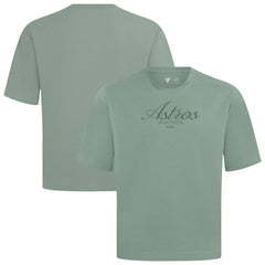 MLB Houston Astros Levelwear Ethereal Oversized Luxe Signature Knit T-Shirt