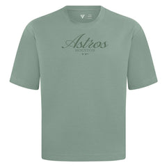 MLB Houston Astros Levelwear Ethereal Oversized Luxe Signature Knit T-Shirt