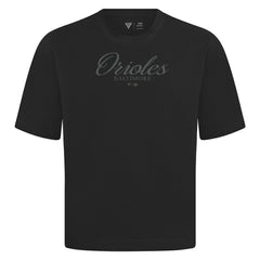 MLB Baltimore Orioles Levelwear Ethereal Oversized Luxe Signature Knit T-Shirt