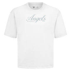 MLB Los Angeles Angels Levelwear Ethereal Oversized Luxe Signature Knit T-Shirt