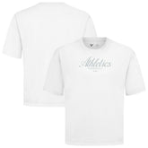 MLB Athletics Levelwear Ethereal Oversized Luxe Signature Knit T-Shirt