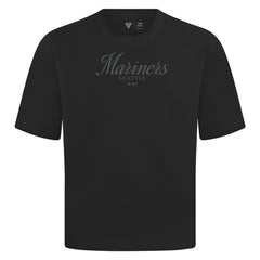MLB Seattle Mariners Levelwear Ethereal Oversized Luxe Signature Knit T-Shirt