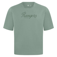MLB Texas Rangers Levelwear Ethereal Oversized Luxe Signature Knit T-Shirt