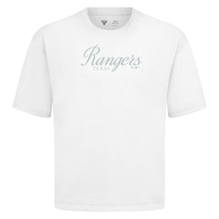MLB Texas Rangers Levelwear Ethereal Oversized Luxe Signature Knit T-Shirt