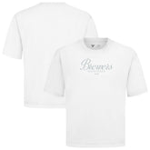 MLB Milwaukee Brewers Levelwear Ethereal Oversized Luxe Signature Knit T-Shirt