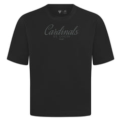 MLB St. Louis Cardinals Levelwear Ethereal Oversized Luxe Signature Knit T-Shirt