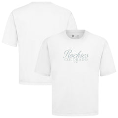 MLB Colorado Rockies Levelwear Ethereal Oversized Luxe Signature Knit T-Shirt