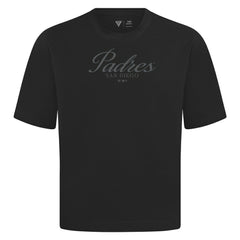 MLB San Diego Padres Levelwear Ethereal Oversized Luxe Signature Knit T-Shirt