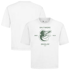 MLB Baltimore Orioles Levelwear Crossway Oversized Luxe Signature Knit T-Shirt