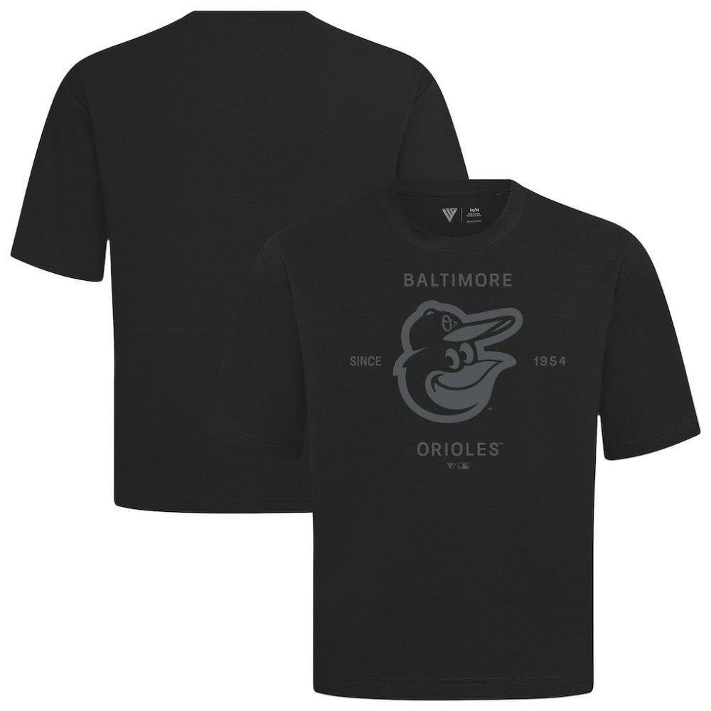 MLB Baltimore Orioles Levelwear Crossway Oversized Luxe Signature Knit T-Shirt