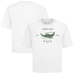 MLB Tampa Bay Rays Levelwear Crossway Oversized Luxe Signature Knit T-Shirt
