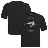 MLB Toronto Blue Jays Levelwear Crossway Oversized Luxe Signature Knit T-Shirt