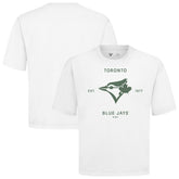 MLB Toronto Blue Jays Levelwear Crossway Oversized Luxe Signature Knit T-Shirt