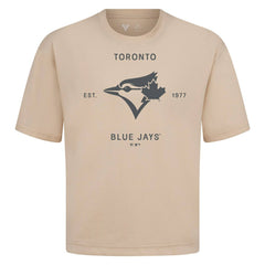 MLB Toronto Blue Jays Levelwear Crossway Oversized Luxe Signature Knit T-Shirt