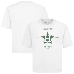 MLB Houston Astros Levelwear Crossway Oversized Luxe Signature Knit T-Shirt