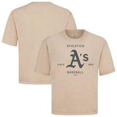 MLB Athletics Levelwear Crossway Oversized Luxe Signature Knit T-Shirt