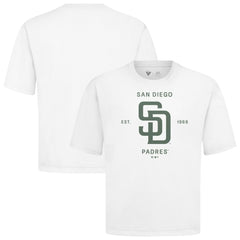 MLB San Diego Padres Levelwear Crossway Oversized Luxe Signature Knit T-Shirt