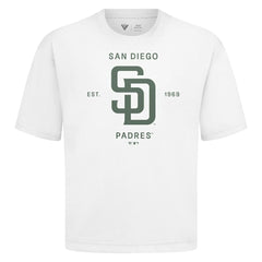 MLB San Diego Padres Levelwear Crossway Oversized Luxe Signature Knit T-Shirt