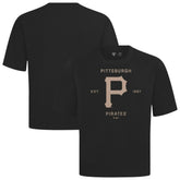 MLB Pittsburgh Pirates Levelwear Crossway Oversized Luxe Signature Knit T-Shirt