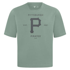 MLB Pittsburgh Pirates Levelwear Crossway Oversized Luxe Signature Knit T-Shirt