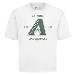 MLB Arizona Diamondbacks Levelwear Crossway Oversized Luxe Signature Knit T-Shirt
