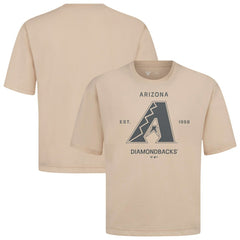 MLB Arizona Diamondbacks Levelwear Crossway Oversized Luxe Signature Knit T-Shirt