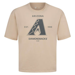 MLB Arizona Diamondbacks Levelwear Crossway Oversized Luxe Signature Knit T-Shirt