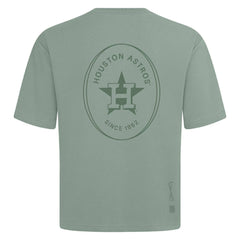 MLB Houston Astros Levelwear Signet Oversized Luxe Signature Knit T-Shirt