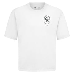 MLB Colorado Rockies Levelwear Signet Oversized Luxe Signature Knit T-Shirt