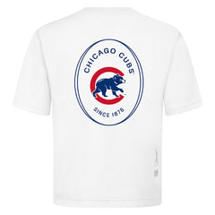 MLB Chicago Cubs Levelwear Signet Oversized Luxe Signature Knit T-Shirt