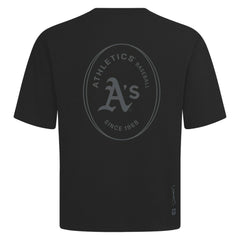 MLB Athletics Levelwear Signet Oversized Luxe Signature Knit T-Shirt