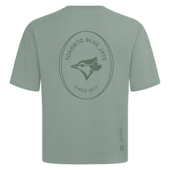 MLB Toronto Blue Jays Levelwear Signet Oversized Luxe Signature Knit T-Shirt