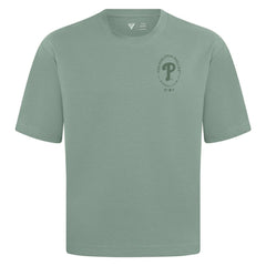 MLB Philadelphia Phillies Levelwear Signet Oversized Luxe Signature Knit T-Shirt