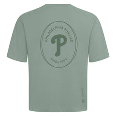 MLB Philadelphia Phillies Levelwear Signet Oversized Luxe Signature Knit T-Shirt