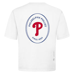 MLB Philadelphia Phillies Levelwear Signet Oversized Luxe Signature Knit T-Shirt