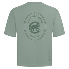 MLB Chicago Cubs Levelwear Signet Oversized Luxe Signature Knit T-Shirt