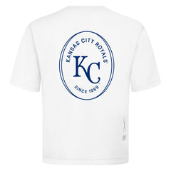 MLB Kansas City Royals Levelwear Signet Oversized Luxe Signature Knit T-Shirt