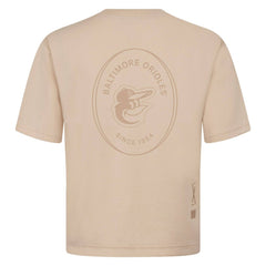 MLB Baltimore Orioles Levelwear Signet Oversized Luxe Signature Knit T-Shirt