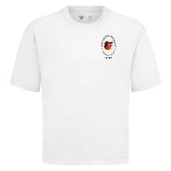 MLB Baltimore Orioles Levelwear Signet Oversized Luxe Signature Knit T-Shirt