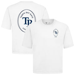 MLB Tampa Bay Rays Levelwear Signet Oversized Luxe Signature Knit T-Shirt