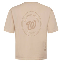 MLB Washington Nationals Levelwear Register Oversized Luxe Signature Knit T-Shirt