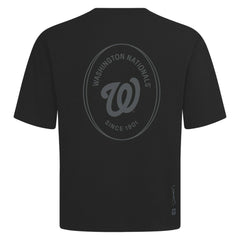 MLB Washington Nationals Levelwear Register Oversized Luxe Signature Knit T-Shirt