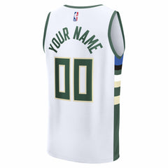 NBA Milwaukee Bucks Fast Break Custom Jersey