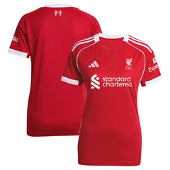 Liverpool Women's 2025/26 Home Replica Jersey - Adidas Red