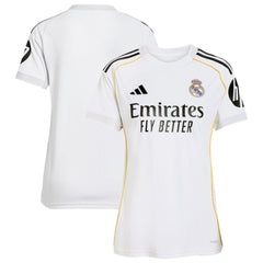 Real Madrid Women's 2025/26 Home Replica Jersey - Adidas White