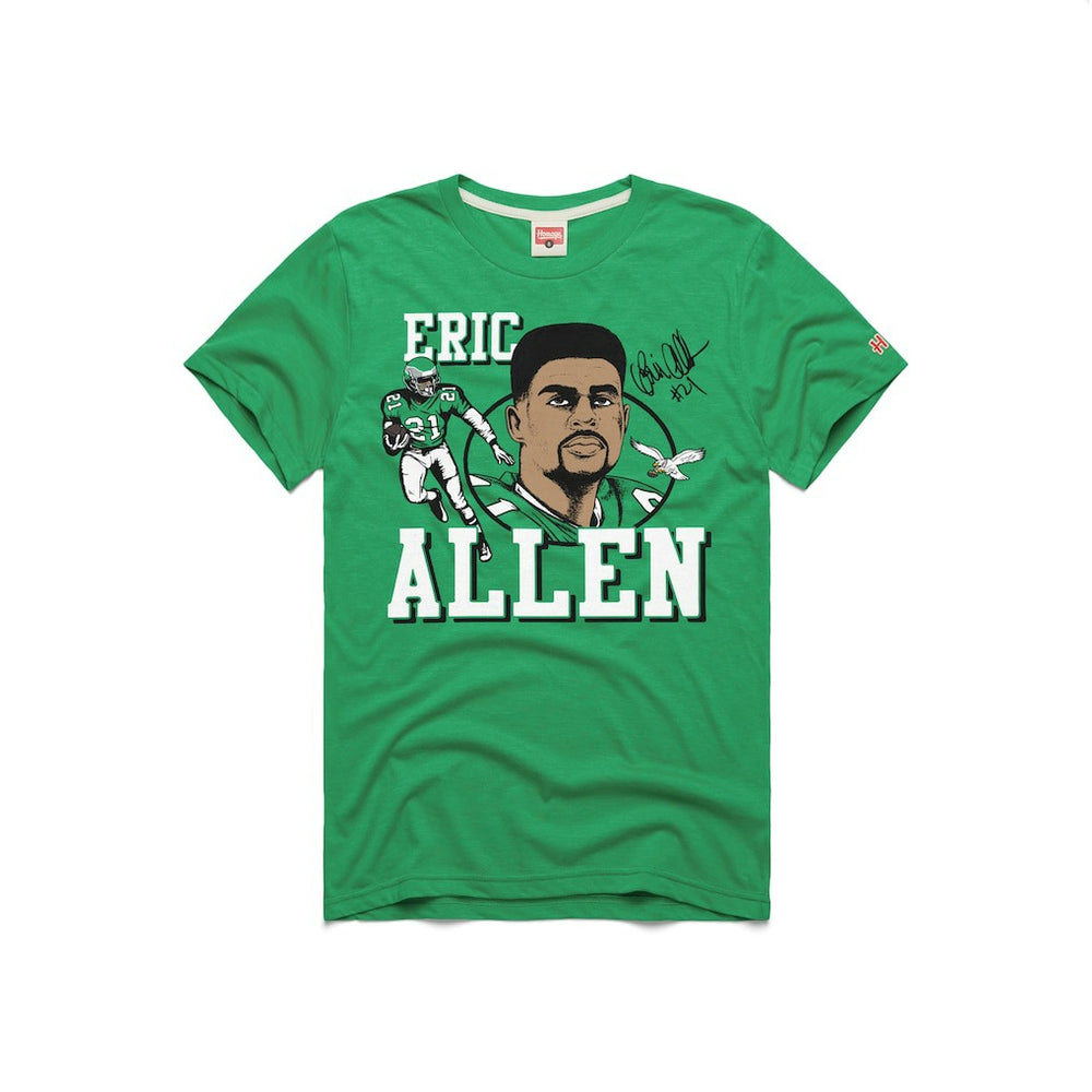 Eric Allen Homage Unisex HOF Player Graphic Tri-Blend T-Shirt - Philadelphia Eagles