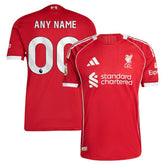 Liverpool 2025/26 Home Custom Jersey - Adidas Red