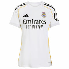 Real Madrid Women's 2025/26 Home Replica Custom Jersey - Adidas White